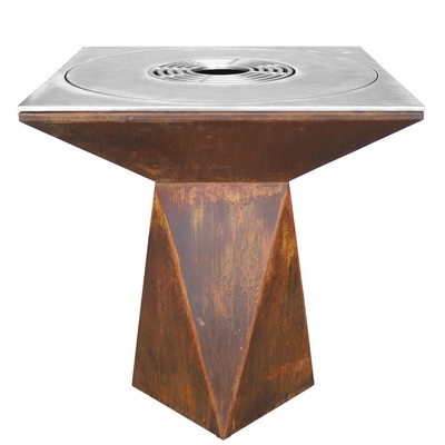 Foyer en acier pré rouillé de Corten pour la cuisson extérieure de BBQ