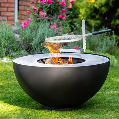 Le barbecue extérieur durable de cuisine grille le feu en acier Pit Grill de barbecue de Corten
