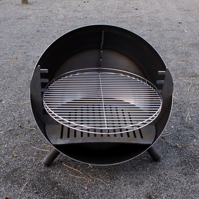 La grande cuisson extérieure grille le gril en acier de BARBECUE de Pit Fire Bowl du feu de Corten