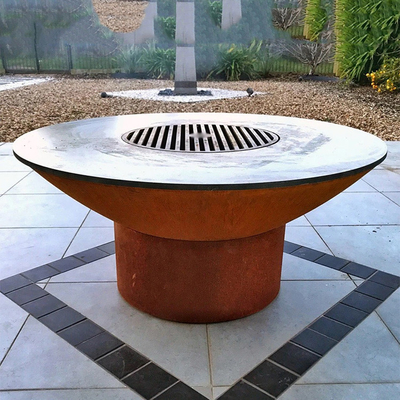 Grils à cuire extérieurs 3mm épais de grande taille avec le cercle Plancha