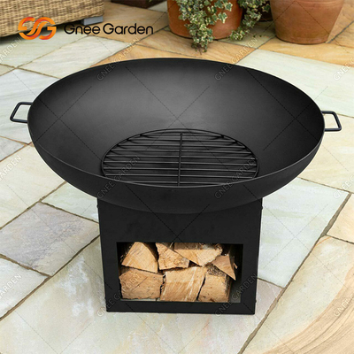 Le feu extérieur Pit Customized de rouille de Corten d'acier en métal de grand gril naturel de barbecue