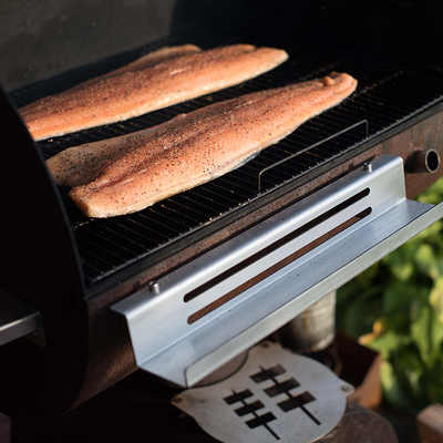 Cuisinière extérieure de camping de BBQ de foyer en acier de Corten avec le gril de cuisson