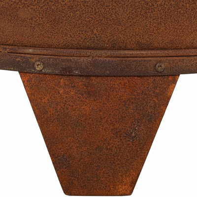 Taille faite sur commande en acier décorative de foyers de trésor de jardin de Corten