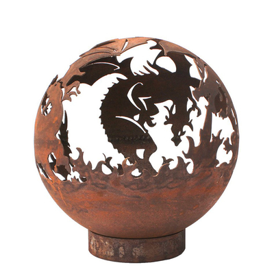Épaisseur distinctive du foyer 5mm de foyer de chauffage en métal rouillé en acier de Corten