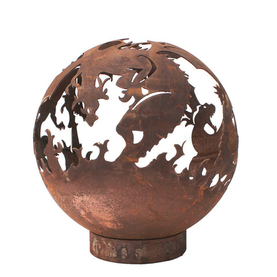 Épaisseur distinctive du foyer 5mm de foyer de chauffage en métal rouillé en acier de Corten