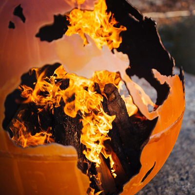 Le feu en acier fait main Pit Balls Custom Design Fire Pit Balls de Corten