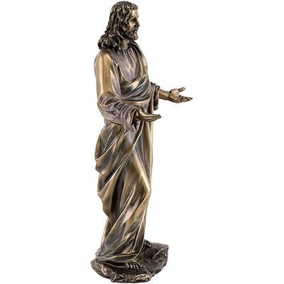 norme en bronze méditante religieuse de 175cm Jesus Statue ISO9001