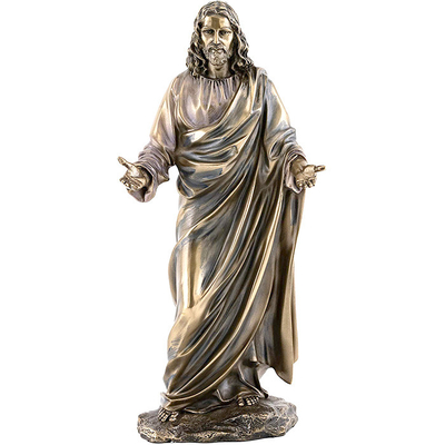norme en bronze méditante religieuse de 175cm Jesus Statue ISO9001