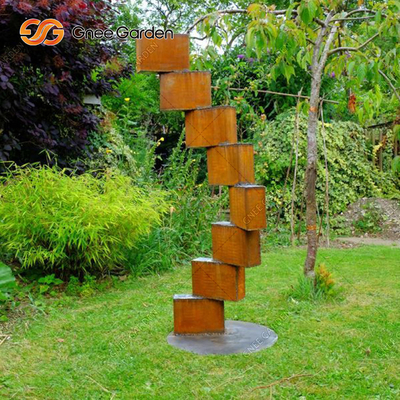 Sculpture en acier extérieure grand Rusty Metal Statues For Gardens en Corten