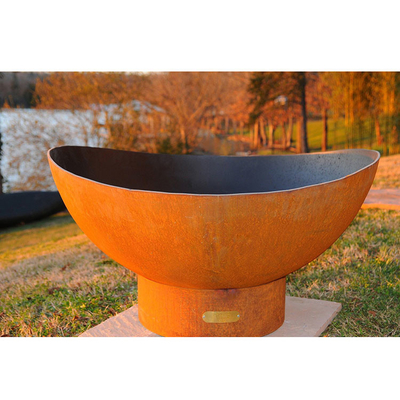 Le feu en acier brûlant en bois Pit For Patio Decor de Corten