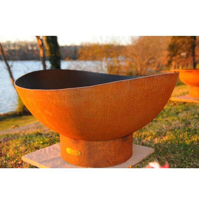 Le feu en acier brûlant en bois Pit For Patio Decor de Corten