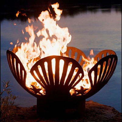 Service en acier extérieur moderne d'ODM d'OEM de Pit Bowl Diameter 600mm du feu de Corten