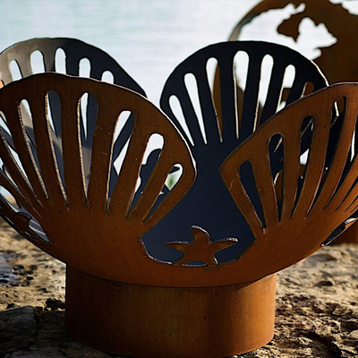 Service en acier extérieur moderne d'ODM d'OEM de Pit Bowl Diameter 600mm du feu de Corten