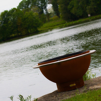 Le grand feu en acier portatif Pit For Courtyard de 120cm Corten