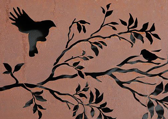 Le laser anticorrosion extérieur de Corten a coupé des écrans pour l'arrière-cour