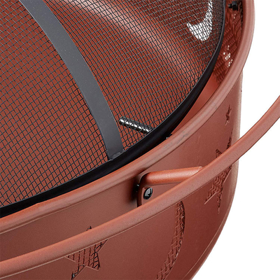 Métal adapté aux besoins du client emboutissant l'épaisseur en acier de Firebowl 3mm d'acier de Corten de mine du feu