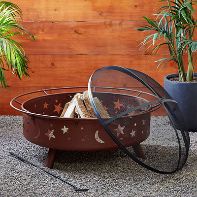Métal adapté aux besoins du client emboutissant l'épaisseur en acier de Firebowl 3mm d'acier de Corten de mine du feu