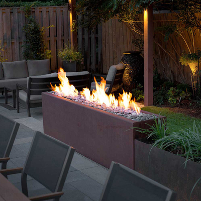 Acier campant extérieur Firepit de Pit Large Bonfire Wood Stove Corten du feu