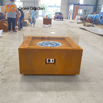 Le feu en acier de dessus de Tableau pique le patio extérieur Heater Corten Steel Fire Pit