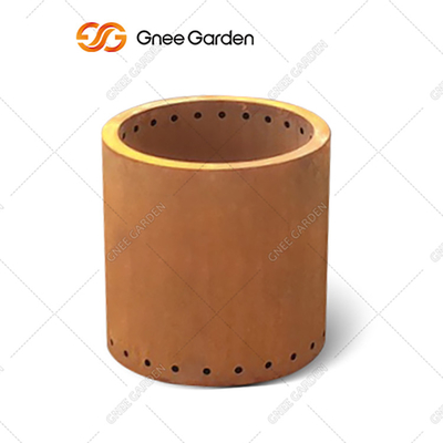 Le feu en acier Pit Outdoor Corten Steel Fire Pit Rusty Wood Burning de Corten