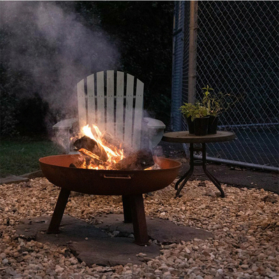 Cuvette de feu en acier ronde de Pit Garden Decorative Corten Steel du feu de Corten