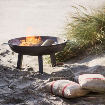 Puits extérieur en acier du feu en bois de Corten Rusty Metal Fire Pit Outdoor de jardin de Gnee