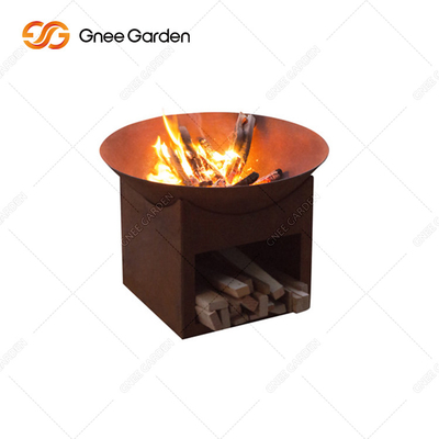Le feu brûlant en bois extérieur Pit Patio Wood Fire Pit de Prerusted étanche à l'humidité