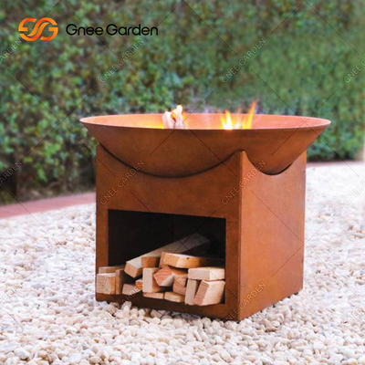 coupe de laser de 56cm autour du feu Pit For Garden Decoration de Corten