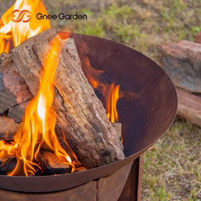 coupe de laser de 56cm autour du feu Pit For Garden Decoration de Corten