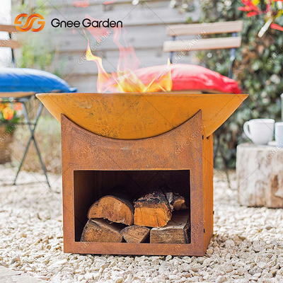 coupe de laser de 56cm autour du feu Pit For Garden Decoration de Corten
