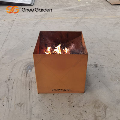 L'acier extérieur de Corten de camping de jardin de patio se rouillent le feu Pit Wood Burning 3mm profondément