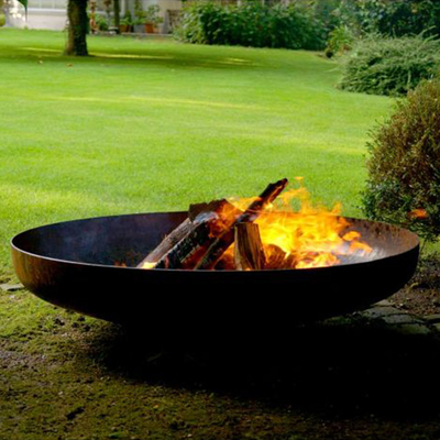 Le feu extérieur en acier brûlant en bois Pit Garden Camping Design de Corten
