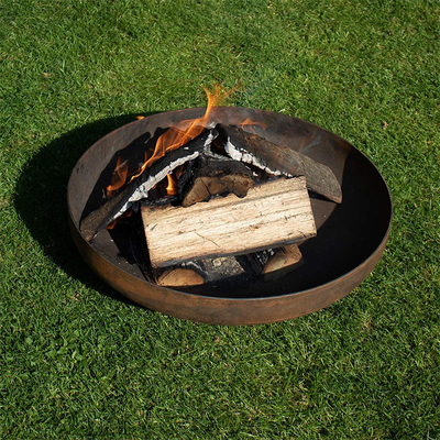 Meubles en acier extérieurs de jardin ou de cour de Pit Round Rustic Look For du feu de Corten