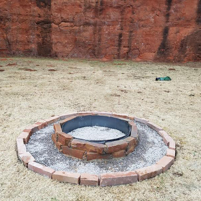 ODM extérieur d'OEM de foyer en acier de patinage de Corten rouillé extérieur