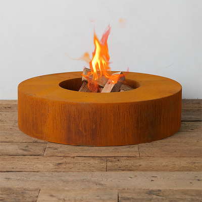 Decprative la grume brûlant le feu en acier Pit Bowl de Corten 70cm