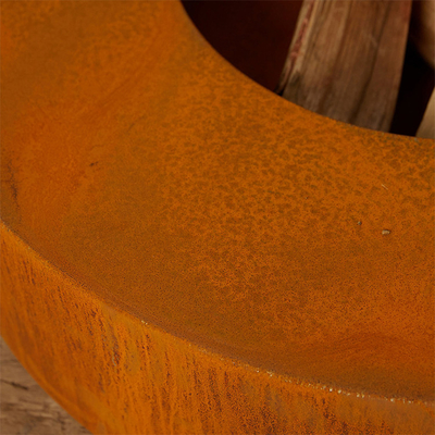 Decprative la grume brûlant le feu en acier Pit Bowl de Corten 70cm
