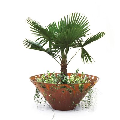 planteur extérieur en métal de jardin de 1000mm Gnee pour l'arbre et la fleur