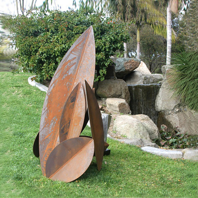 Yard en acier Art Natural Rusted en métal de cactus de sculpture en Corten de paysage de jardin