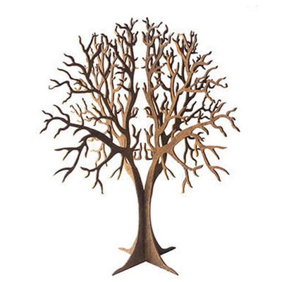 L'acier de Corten s'est rouillé arbre extérieur réaliste en métal sculptent décoratif