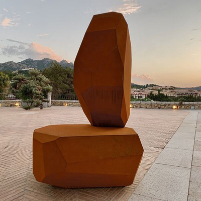 yard en acier unique Art Sculpture en métal de sculpture en Corten d'épaisseur de 3mm