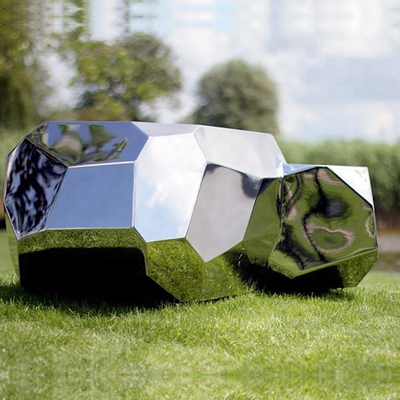 Le miroir extérieur de statue d'acier inoxydable du résumé 316 a poli