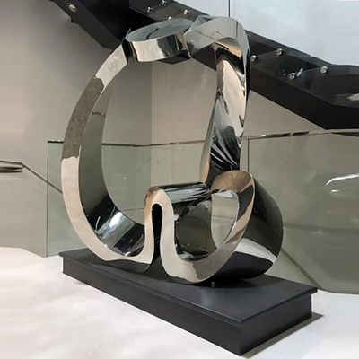 Le miroir extérieur de statue d'acier inoxydable du résumé 316 a poli