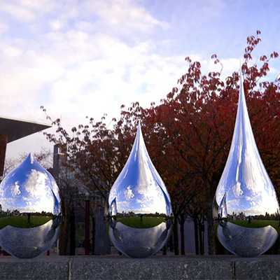 Le GV approuvent la sculpture abstraite moderne 2mm en acier inoxydable de point de repère profondément