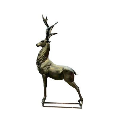 Le CE a certifié décoratif grandeur nature de sculpture en bronze de statue en bronze extérieure d'élans
