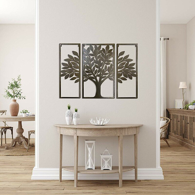 Pouces de l'art 32*24*5 de mur en métal d'Art Decor Tree Of Life de mur en métal d'écran de coupe de laser