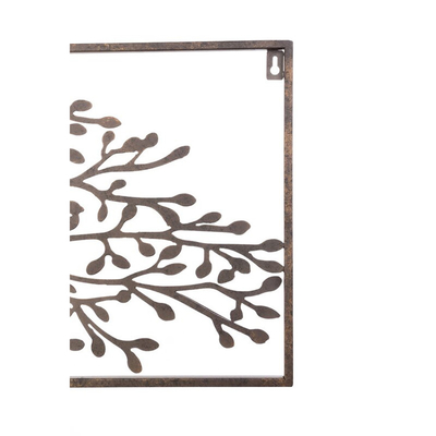 Mur rectangulaire Art Decor Tree Designed Customized en métal de jardin de Gnee