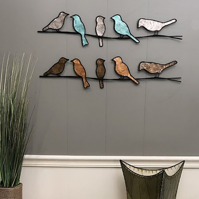 Le jardin 6&quot; de Gnee mur contemporain d'oiseau en métal de taille sculptent d'intérieur