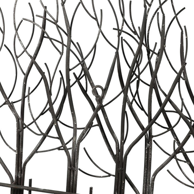 Décor européen de mur de branche d'arbre en métal de style de 28 pouces personnalisable pour le salon