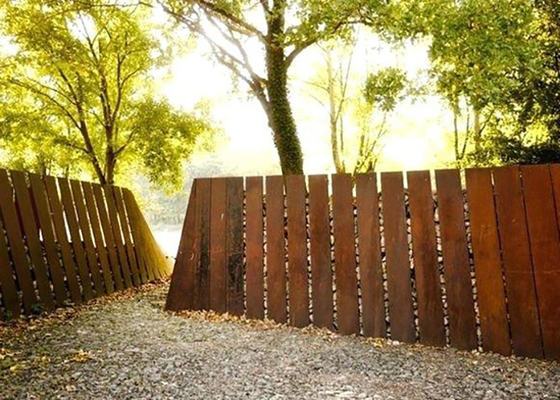 barrière en acier Panel Exterior Design de Corten de haut jardin de 2m pour résidentiel