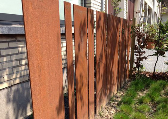 barrière en acier Panel Exterior Design de Corten de haut jardin de 2m pour résidentiel